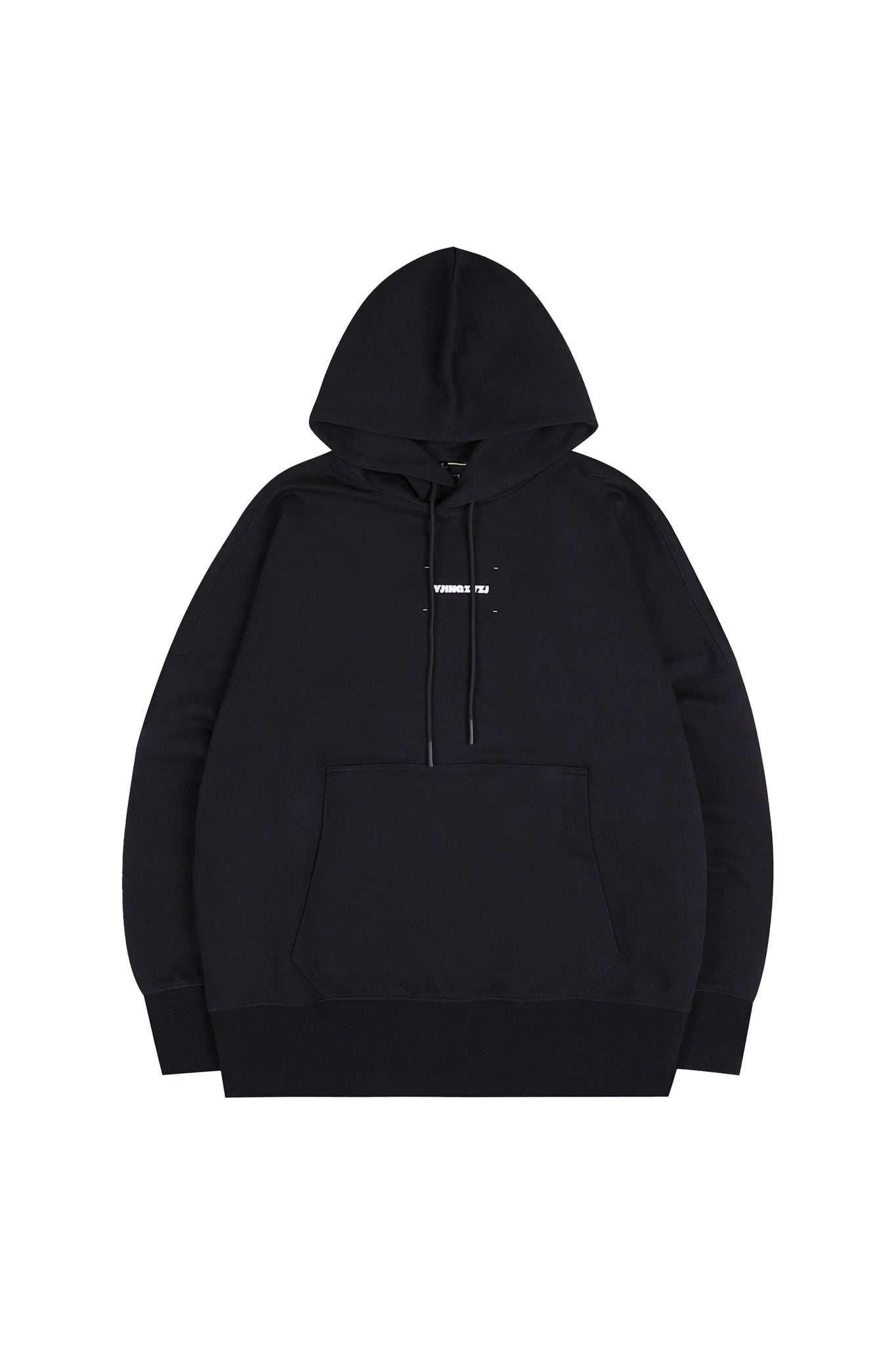 Printed Hoodie In Black