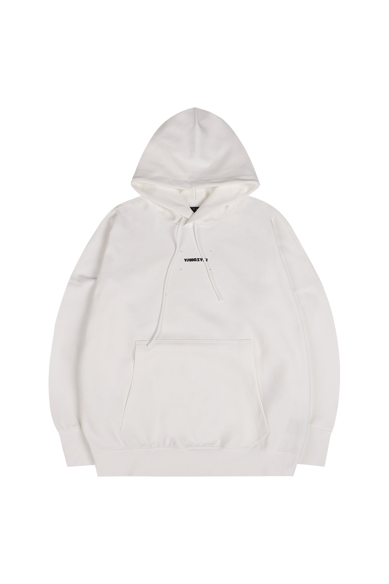 Printed Hoodie In White