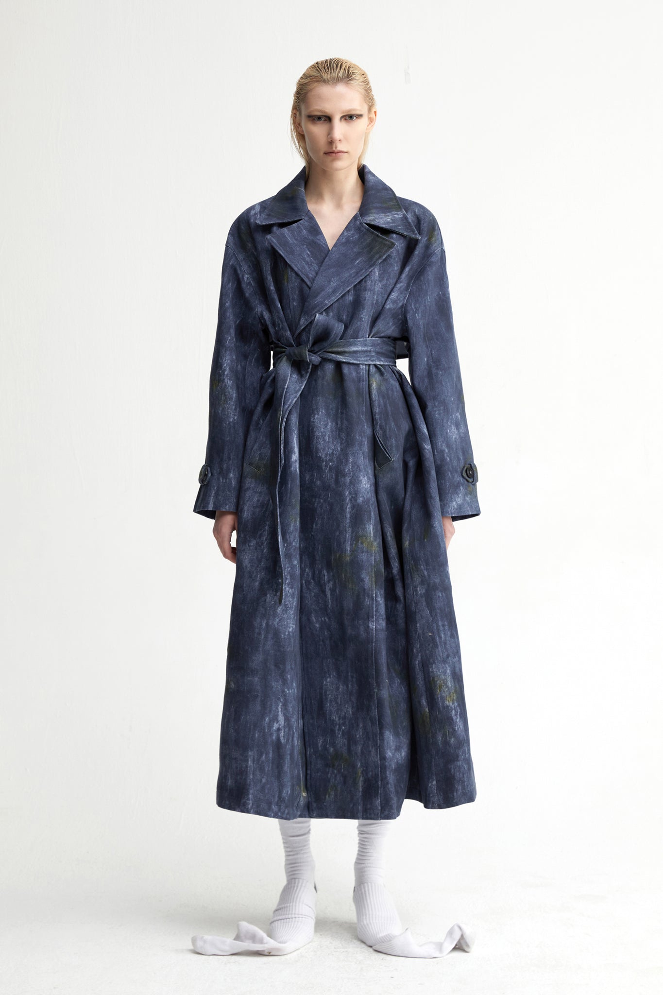 Denim Acid-Wash Coat