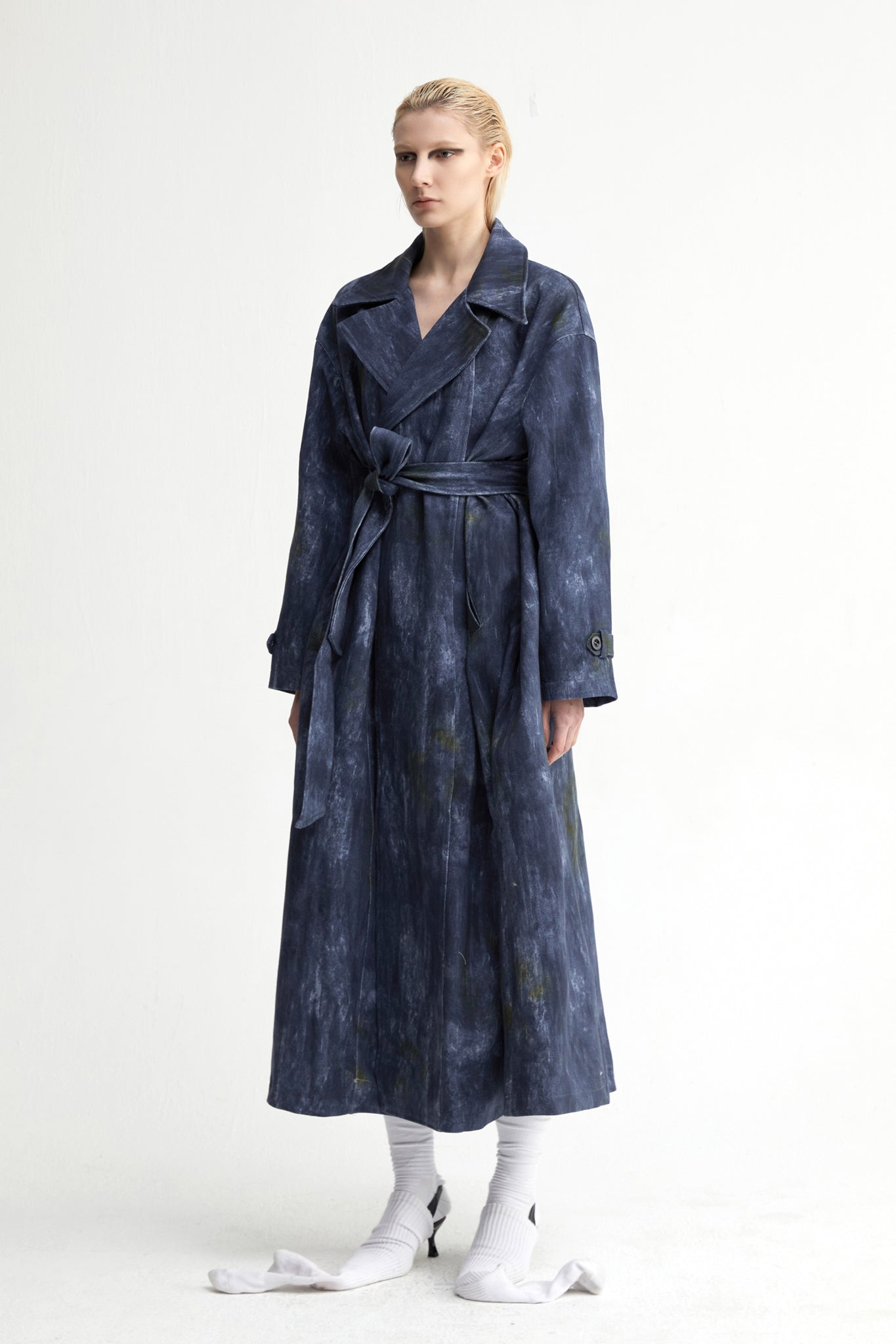 Denim Acid-Wash Coat