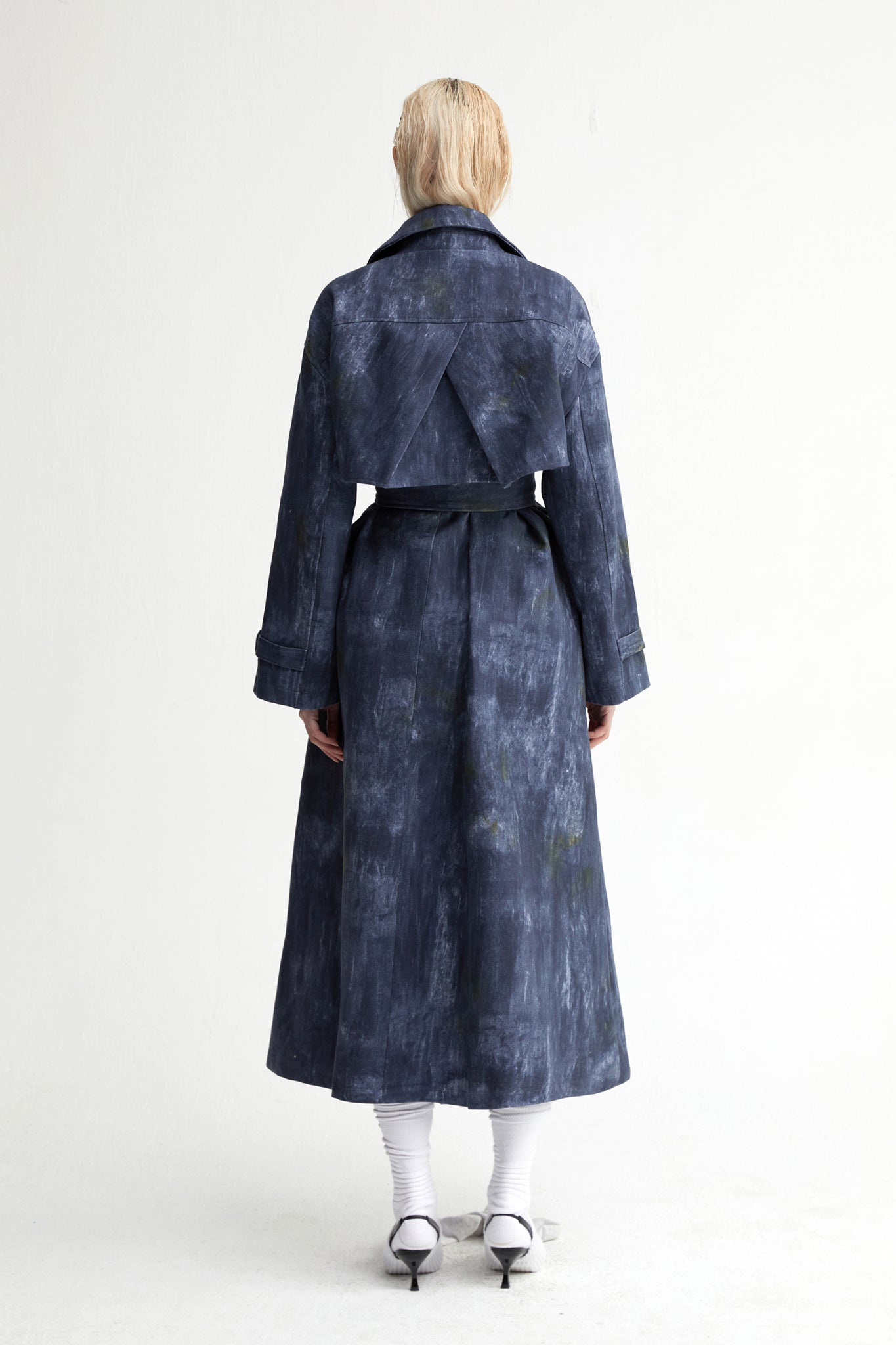 Denim Acid-Wash Coat