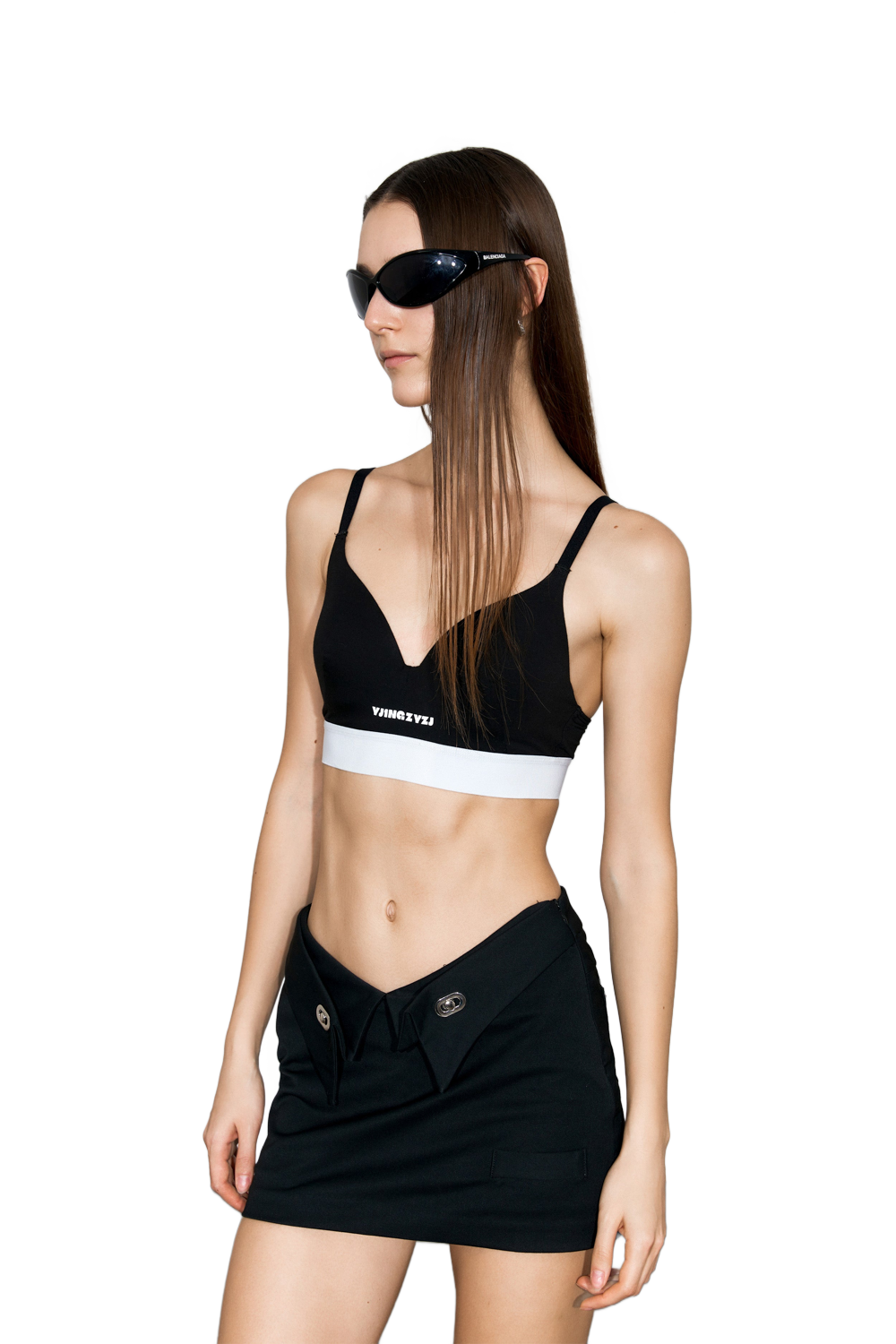 YJ1NGZYZJ® Official - Cotton Push Up Plunge Bra In Black - 内衣