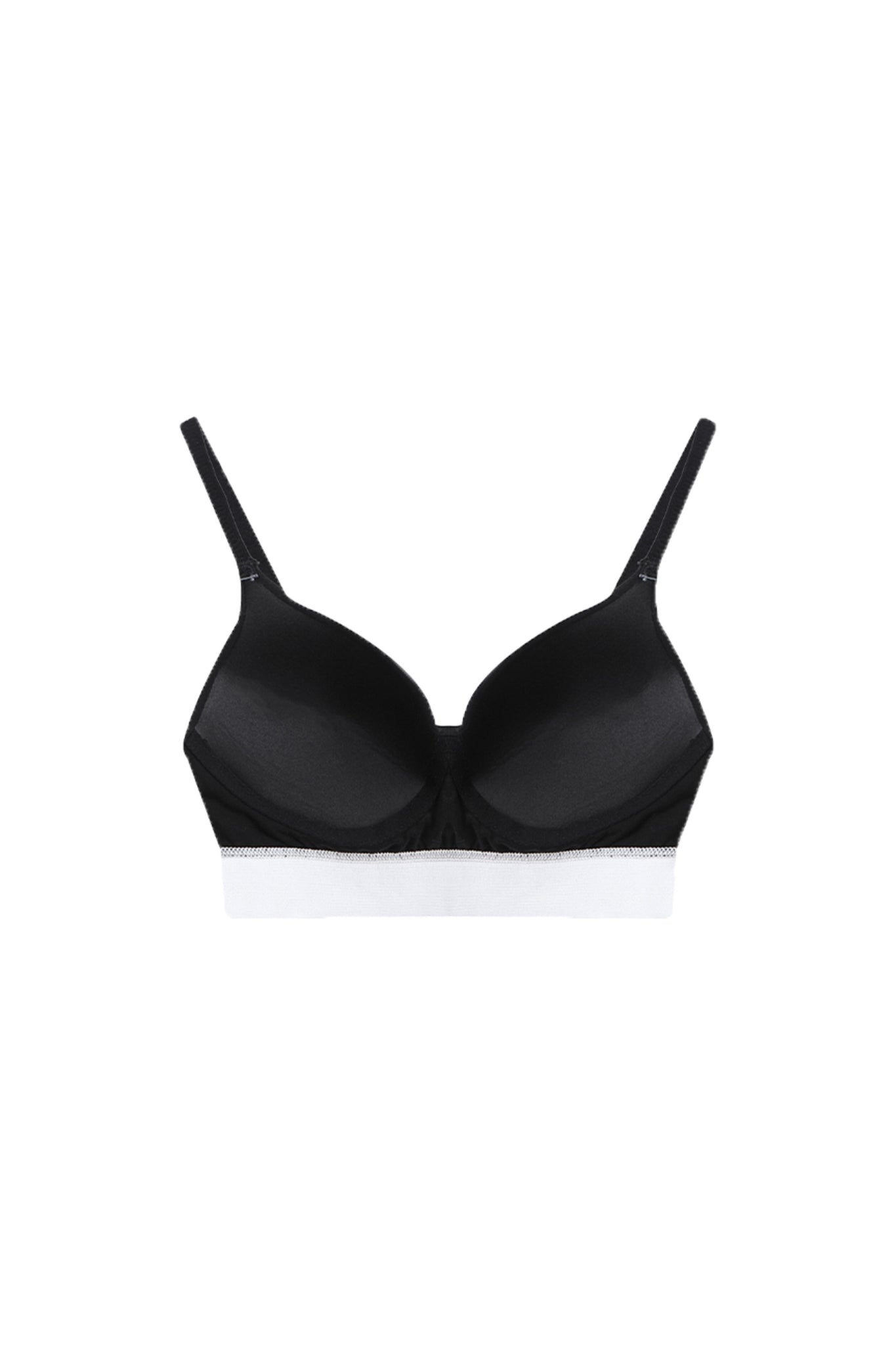 Cotton Push Up Plunge Bra In Black - YJ1NGZYZJ® Official