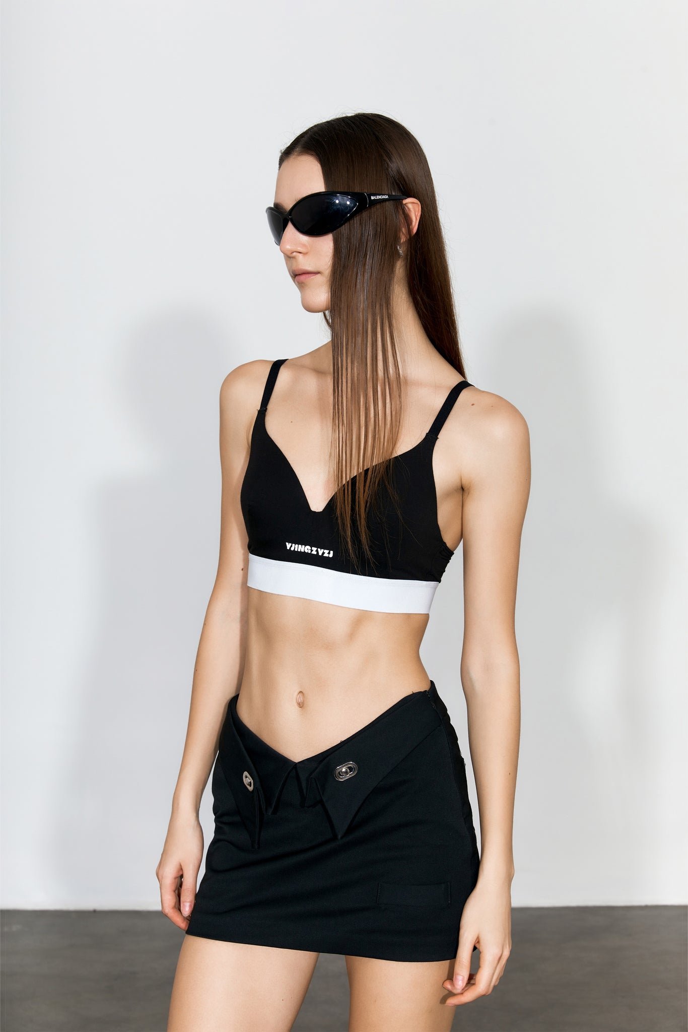 Cotton Push Up Plunge Bra In Black - YJ1NGZYZJ® Official