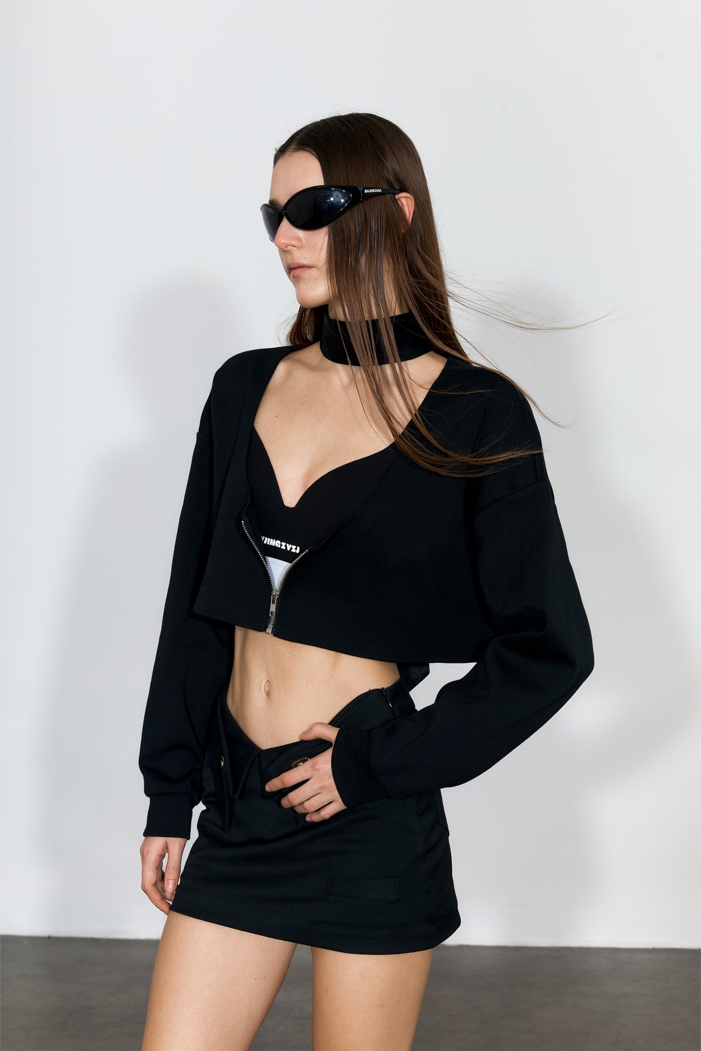 Cotton Push Up Plunge Bra In Black - YJ1NGZYZJ® Official