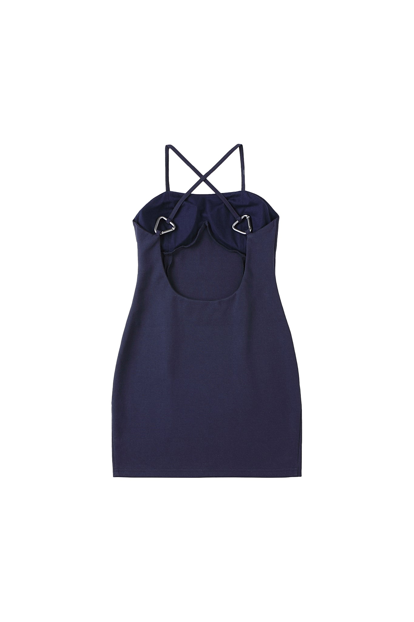 Cross-Back Dress In Blue - YJ1NGZYZJ® Official