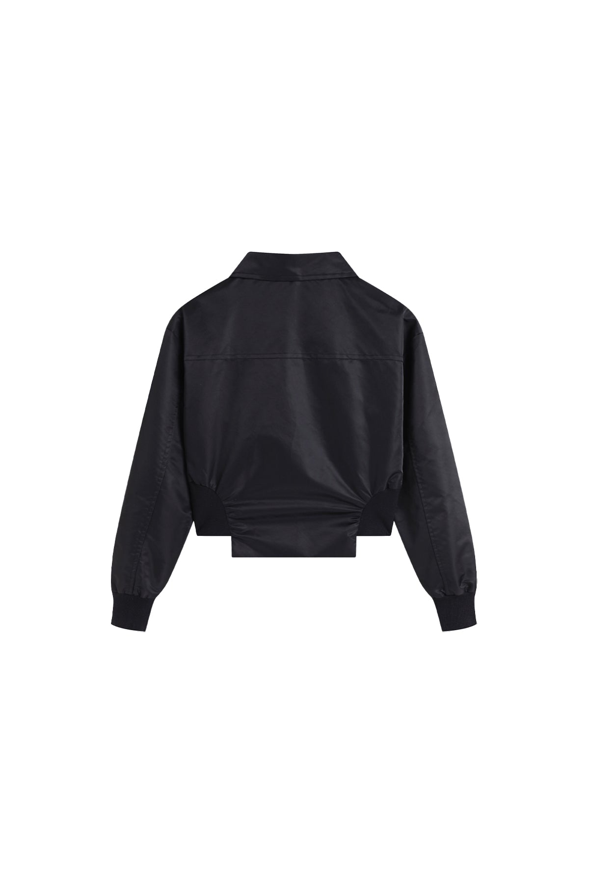 YJ1NGZYZJ® Official - Collared Double Zip Jacket In Black