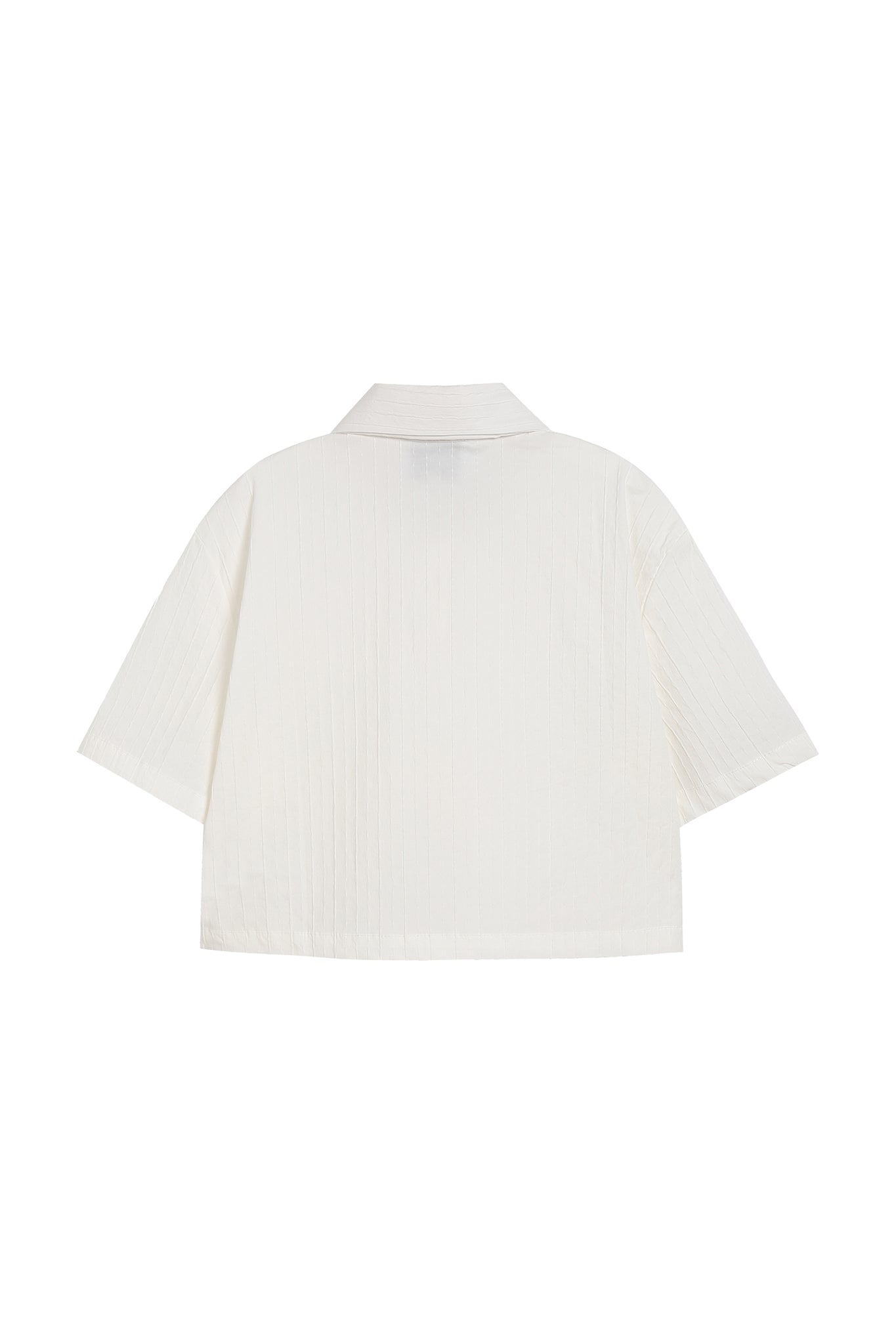 Cropped Shirt In White - YJ1NGZYZJ® Official