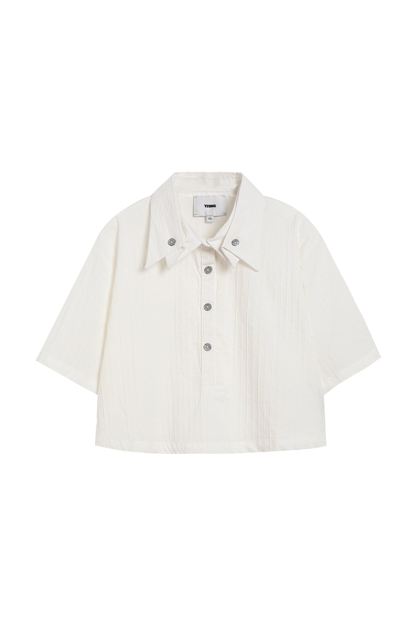 Cropped Shirt In White - YJ1NGZYZJ® Official