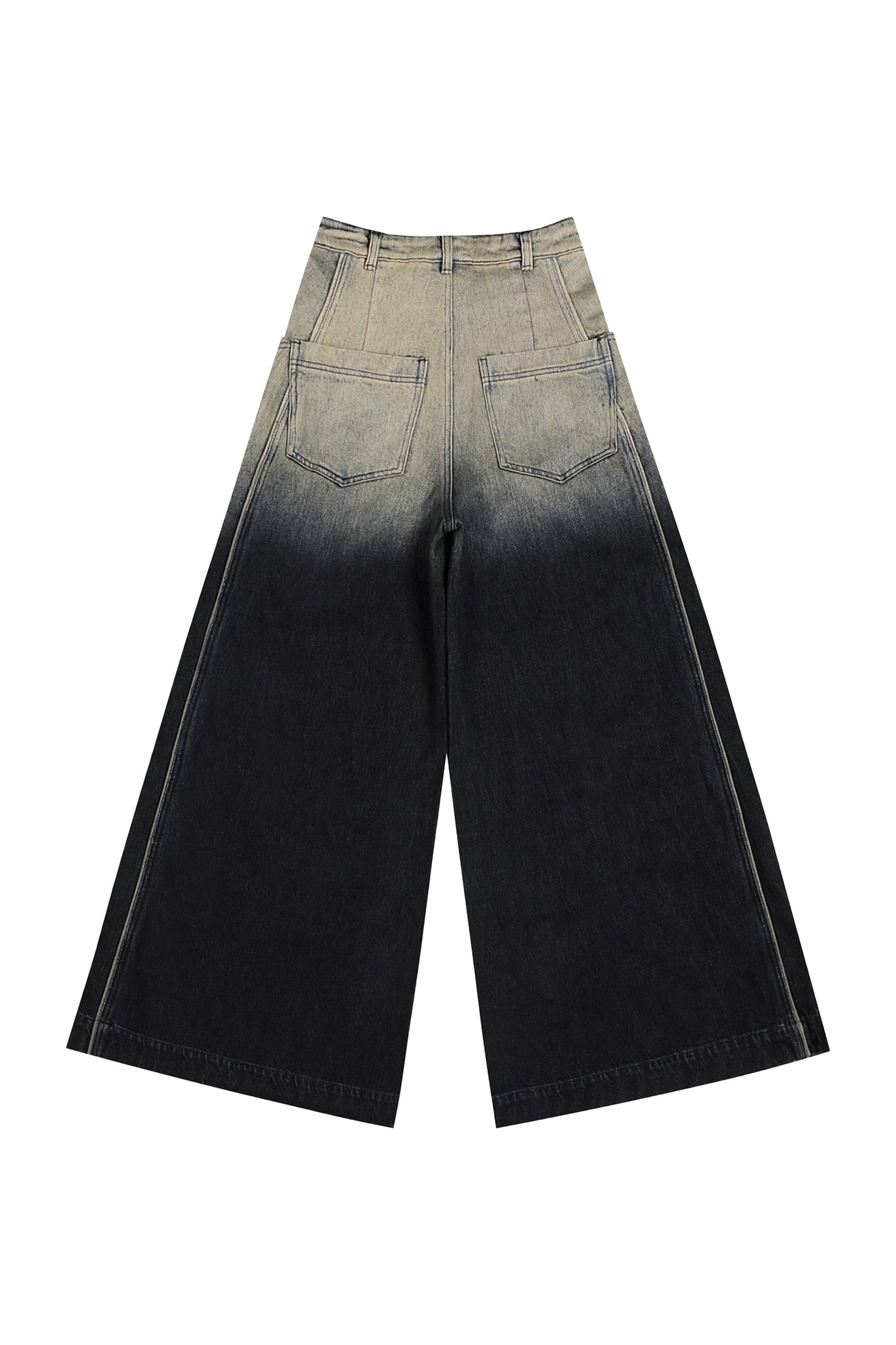 Gradient Wide-Leg Jeans - YJ1NGZYZJ® Official