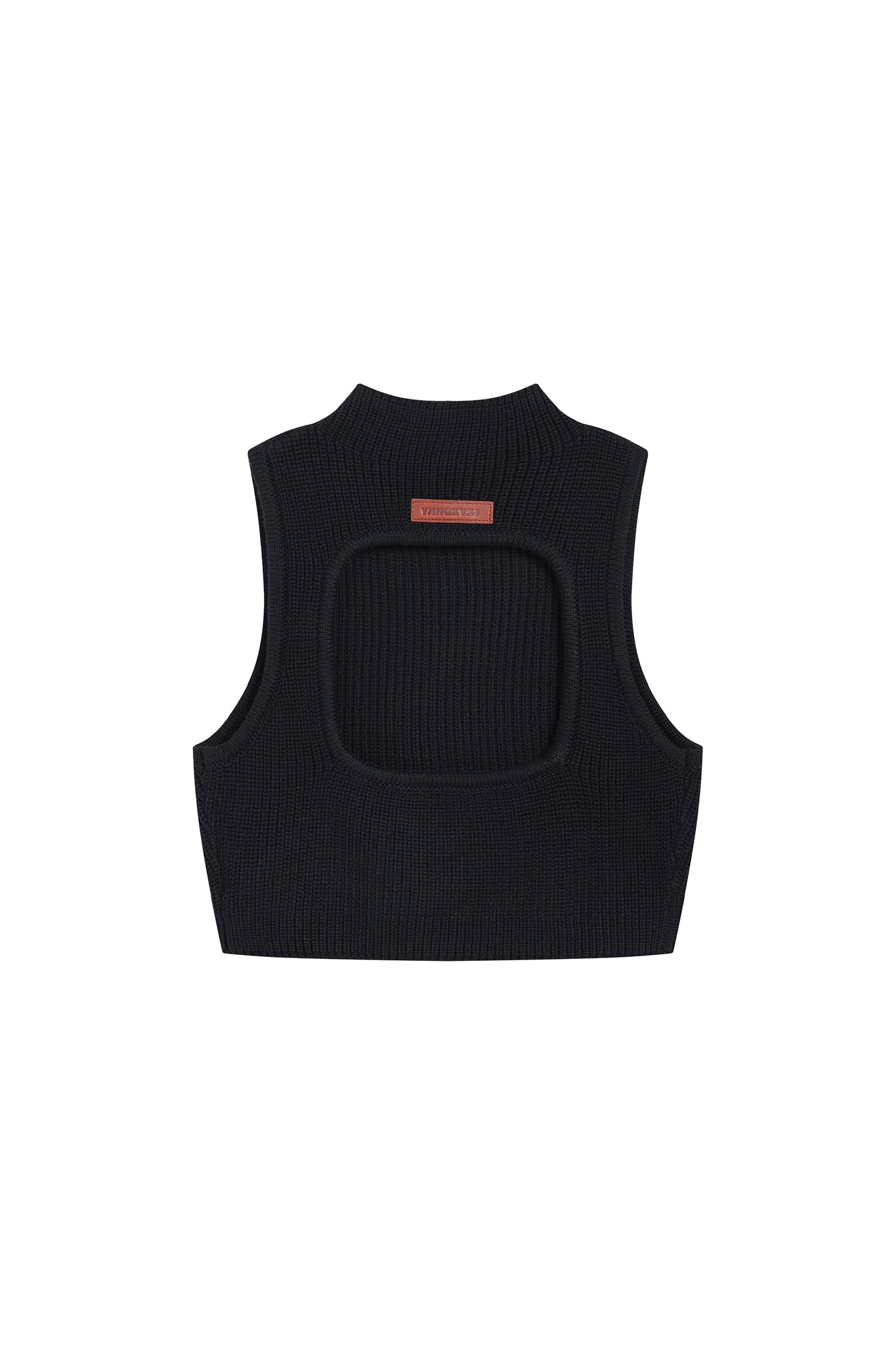 Knit Vest In Black - YJ1NGZYZJ® Official