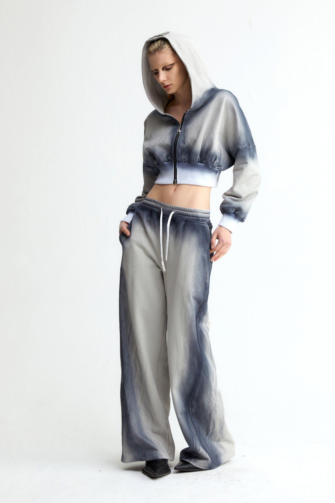 Overdyed Relaxed Track Pants - YJ1NGZYZJ® Official