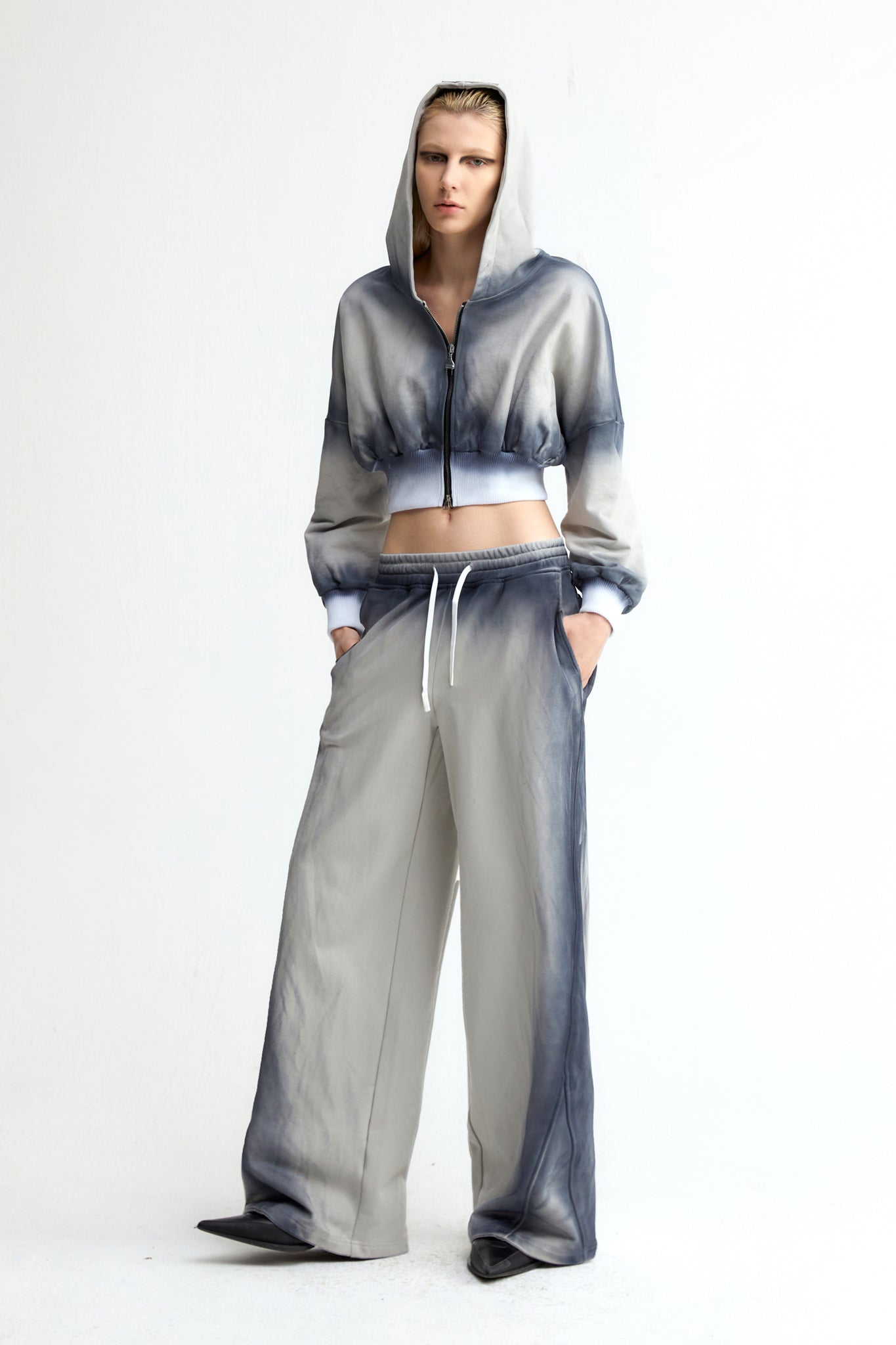 Overdyed Relaxed Track Pants - YJ1NGZYZJ® Official