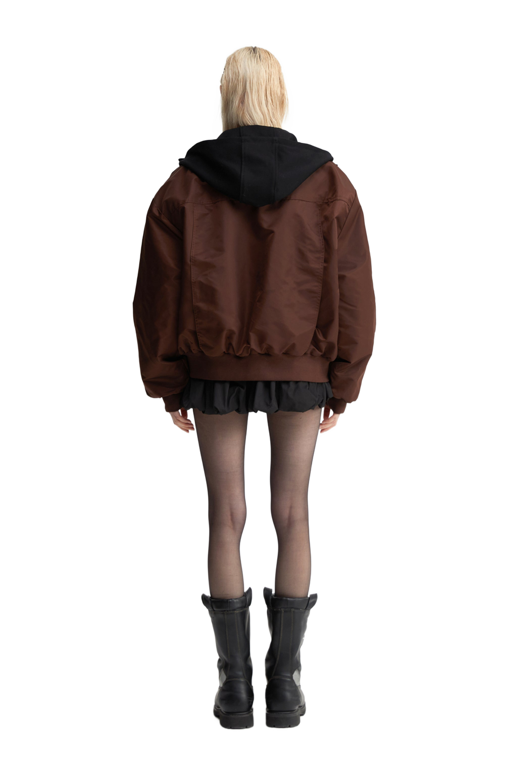 YJ1NGZYZJ® Official - Oversized Bomber Jacket In Brown - 休闲外套